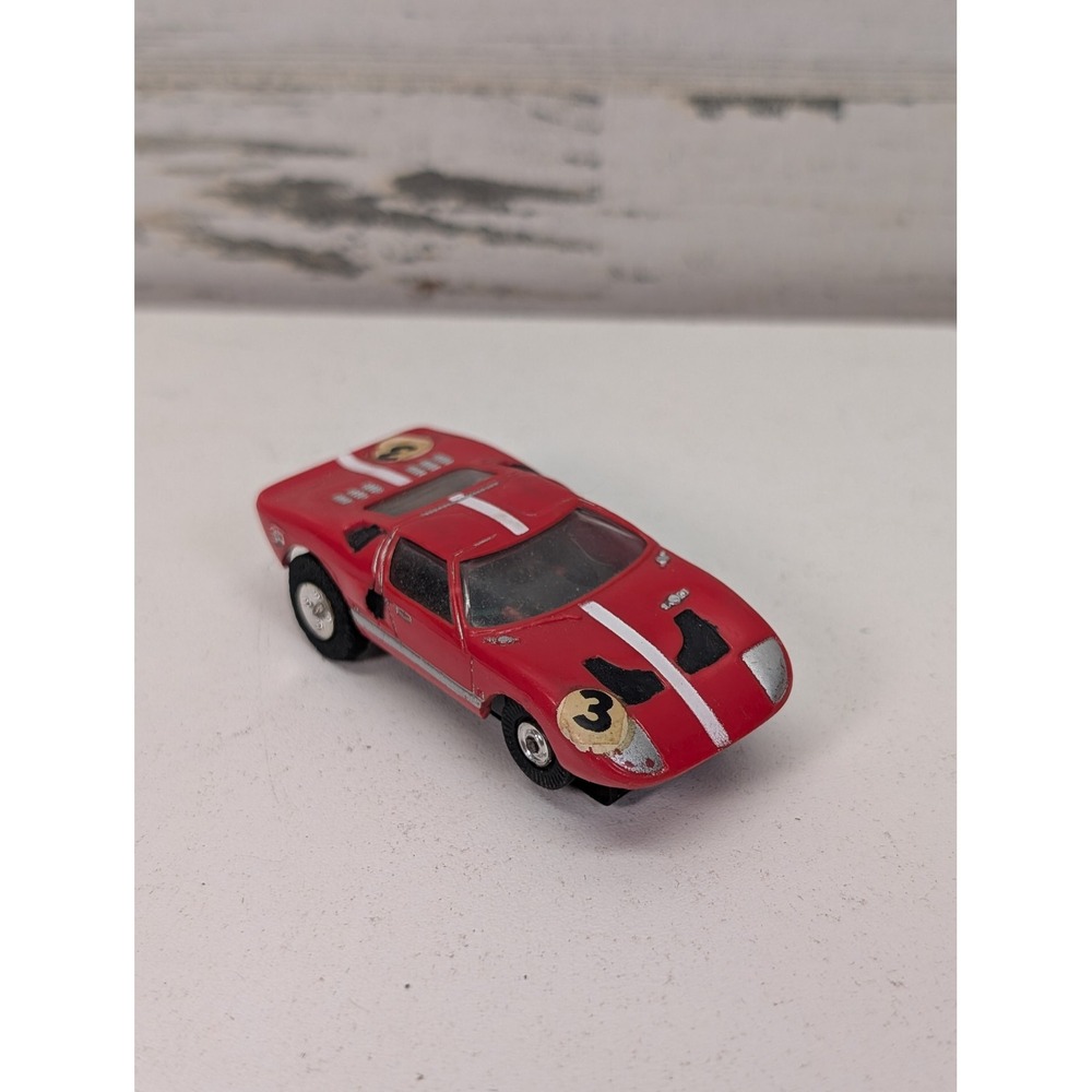 Vintage Aurora AFX Ford GT40 Slot Car 1/64 HO Scale Track Racer